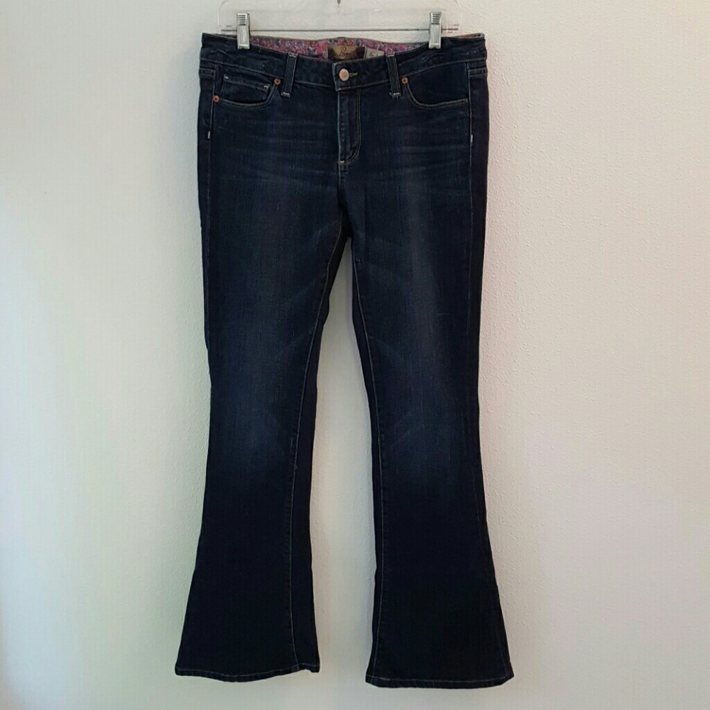 PAIGE Dark Wash Flare Jeans
